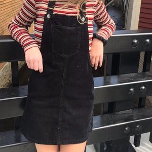 Corduroy Overall Dress